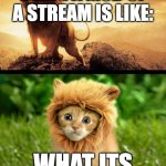 Lion expectations vs reality | WHAT YOU THINK BEING A MOD OF A STREAM IS LIKE:; WHAT ITS ACTUALLY LIKE | image tagged in lion expectations vs reality | made w/ Imgflip meme maker