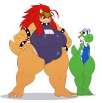 sssonic2 bowser & yoshi