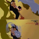 Kuzco Versus Yzma Cat