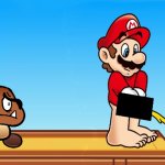 Mario takes A piss