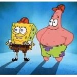 Spongebob and Patrick are good builders