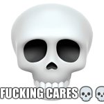 No one fucking cares????