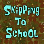 Skipping to School title card