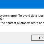 When Windows see something that breaks your brain | Windows error; Windows encountered a system error. To avoid data loss, proceed as following :

1. Shutdown your computer
2. Take your computer to the nearest Microsoft store or a computer specialist; OK; Cancel | image tagged in windows 10 error box | made w/ Imgflip meme maker