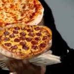 Make it rain pizza GIF Template