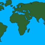 A blank map of the world