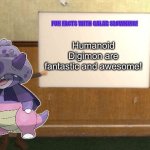 Galar Slowking loves Humanoid Digimon | Humanoid Digimon are fantastic and awesome! | image tagged in fun facts with galar slowking | made w/ Imgflip meme maker