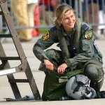 Female woman pilot fighter military JPP sexy pretty