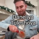Daneliya gets panned in the face by Zoé Clauzure | Zoé Clauzure; Daneliya Tuleshova | image tagged in gifs,memes,daneliya tuleshova sucks,zoe clauzure,eurovision,singer | made w/ Imgflip video-to-gif maker