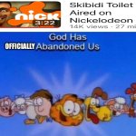 We are so screwed | OFFICIALLY | image tagged in garfield god has abandoned us | made w/ Imgflip meme maker