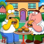 Homer && Peter meme