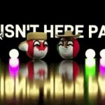 denmark isnt here | DENMARK | image tagged in gifs,countryballs,denmark | made w/ Imgflip video-to-gif maker