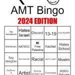 AMT Bingo (2024 Edition) meme