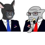Republican and democrat wojaks