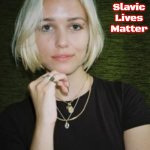 Theresa Frostad Eggesbø | Slavic Lives Matter | image tagged in theresa frostad eggesb,slavic | made w/ Imgflip meme maker