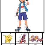 If ash went to the paldea region | image tagged in pokemon team,pokemon,ash ketchum | made w/ Imgflip meme maker