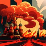 Moscow in fire