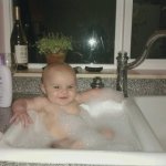 Baby in Sink