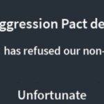 Non-aggression pact declined