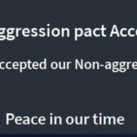 Non-agression pact accepted