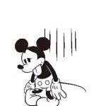 Tired Mickey GIF Template