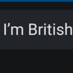 Starline "I'm British"