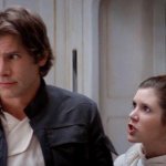 Leia yelling at Han