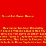 Soviet Anti Dream Banner (English)