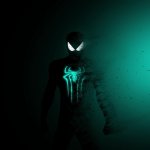 Spiderman neon GIF Template