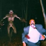 steve harvey getting chased by a demon