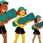 Simpsons T-Shirt Cannon Girls Transparent Background