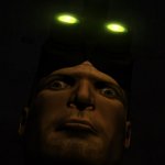 Splinter Cell:Chaos Theory, Sam Fisher Facial Expression Goof