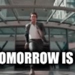 My mind when Monday is tomorrow | OH NO, TOMORROW IS MONDAY | image tagged in gifs,monday,tomorrow,running away,fleeing,tom cruise | made w/ Imgflip video-to-gif maker
