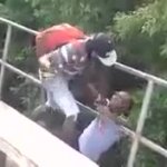 Jamaican Man Slapped Off Bridge (EH WHY YOU THAT FOH!) GIF Template