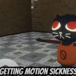 motion sickness