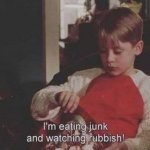 MACAULEY CULKIN "I'M EATING JUNK AND WATCHING RUBBISH"