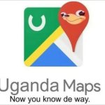 Uganda Maps template