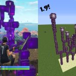 Fortnite copying Minecraft template