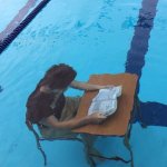 Reading under water