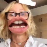 Naomi watts meme face filter mouth