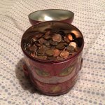 Pennies In the popcorn bucket