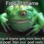 Frog of Shame