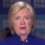 Hillary Shocked Face