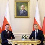 holownia duda kaczynski obraz gabinet