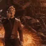 Peter Quill Flip Off GIF Template