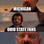 Michigan CFB National Championship | MICHIGAN; OHIO STATE FANS; SAY MY NAME | image tagged in breaking bad - say my name | made w/ Imgflip meme maker