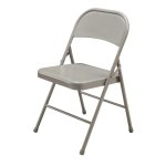 white foldable chair