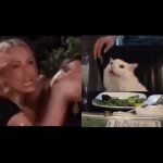 KAREN AND SMUDGE WOMAN YELLING AT CAT | image tagged in gifs,karen,smudge the cat,karen carpenter and smudge cat,woman yelling at cat,smudge | made w/ Imgflip video-to-gif maker
