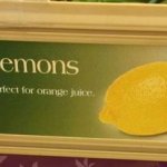 Lemons, perfect for orange juice