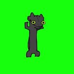 Toothless dancing GIF Template